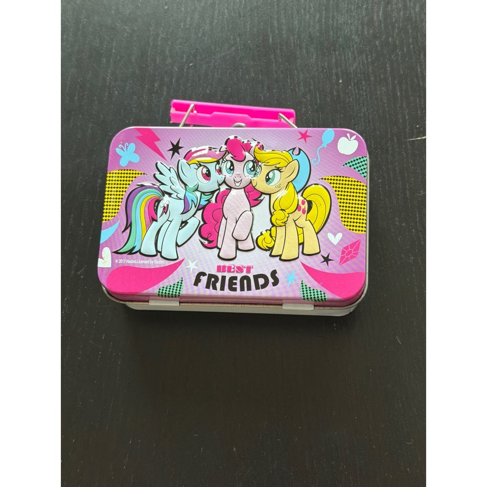 My Little Pony Mini Tin Lunchbox 3.5 Inch Best Friends Pinkie Pie Rainbow Dash
